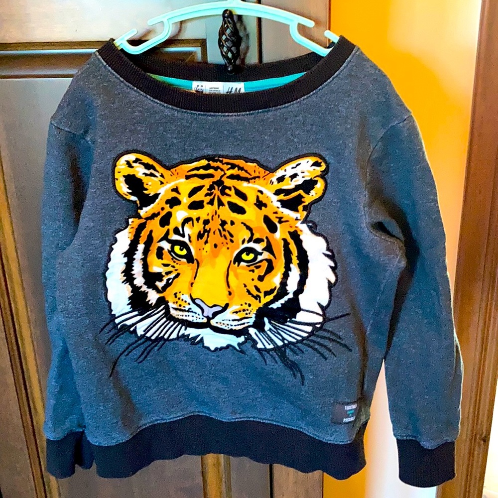 Organic Cotton Tiger Sweater in mint condition